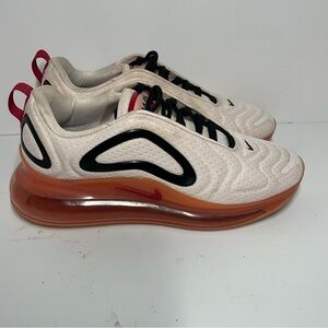 Nike Air Max 720 AR9293-602 Men’s Size 10 Cream Black Red Orange